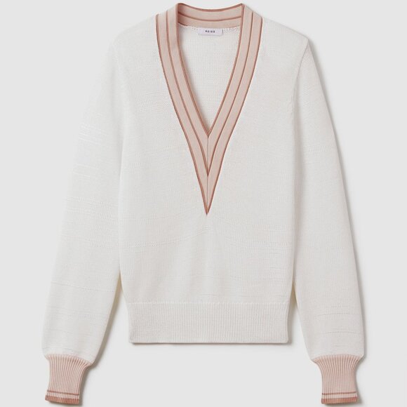 REISS Tor v-neck sweater XS - Picture 2 of 12